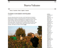 Tablet Screenshot of nuevavulcano.com